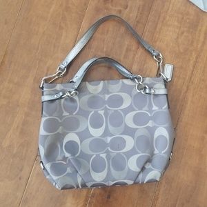 Gray Coach Purse